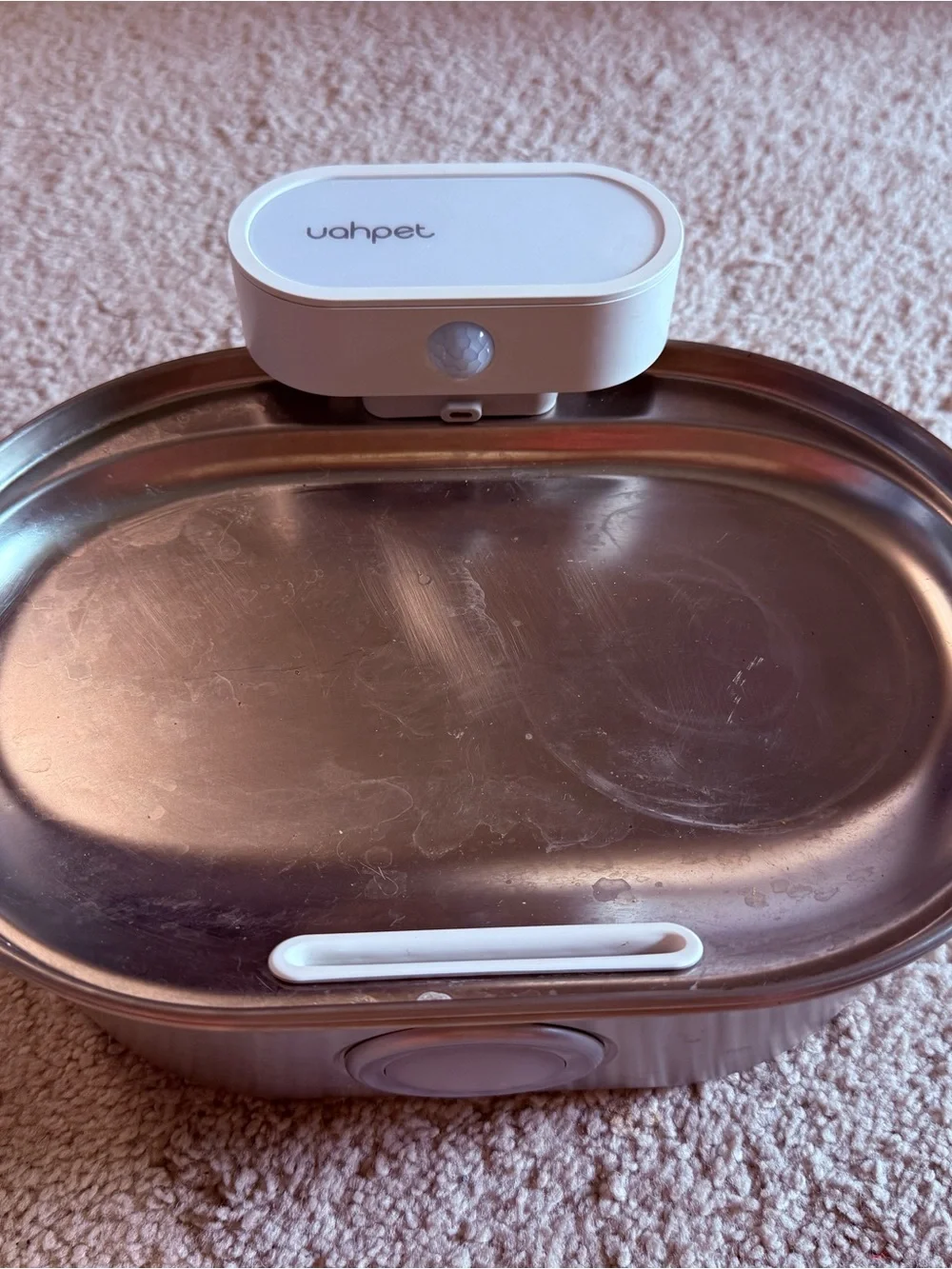 UAHPET wireless stainless steel cat water, Fountain